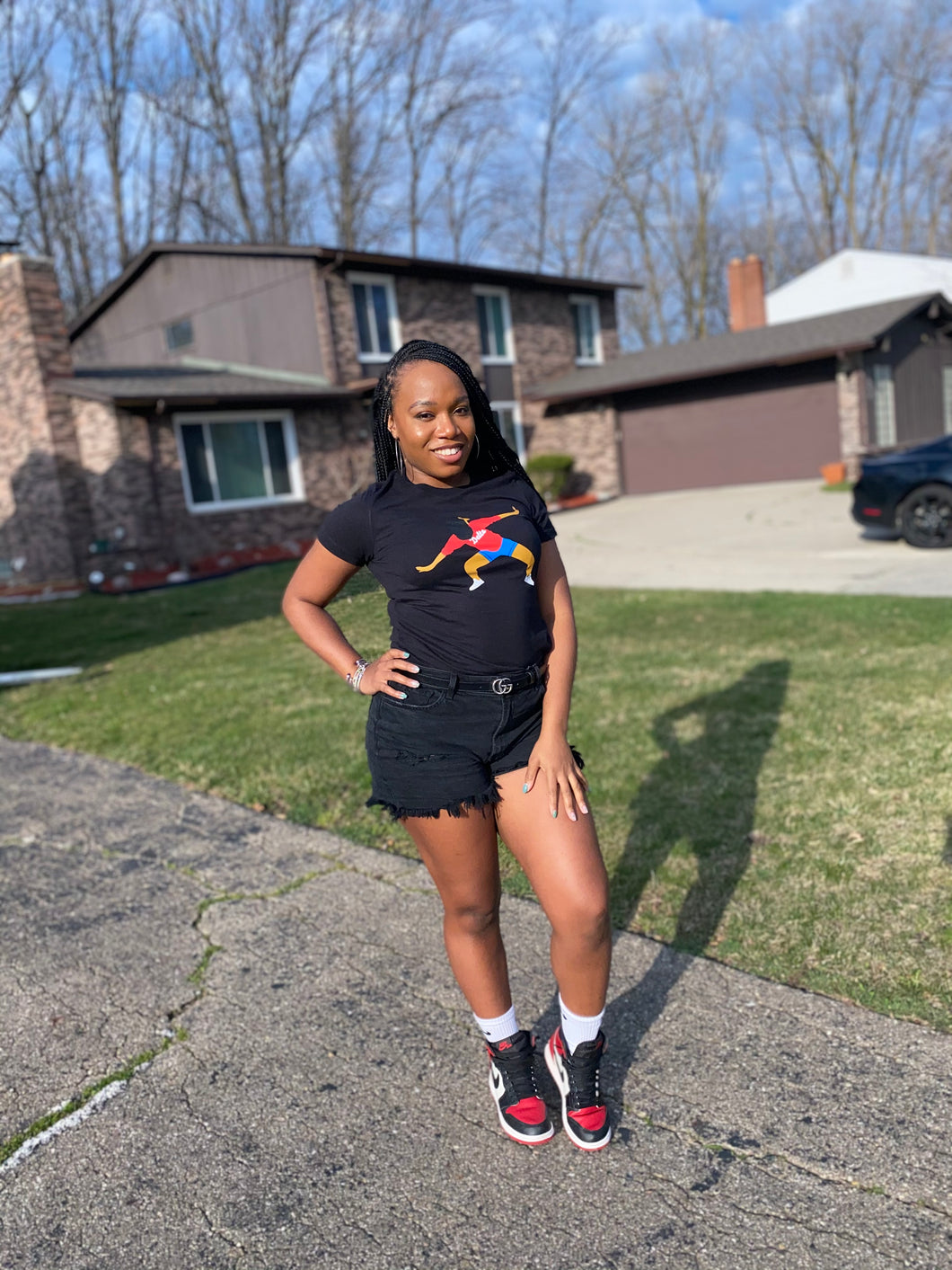 Ducking Delta Girl Slim Fit Tee