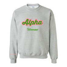 Load image into Gallery viewer, Alpha Woman Chenille Crewneck
