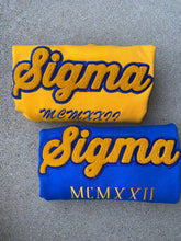 Load image into Gallery viewer, Sigma MCMXXII Chenille Crewneck
