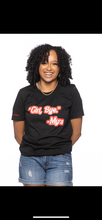 Load image into Gallery viewer, Black &quot;Girl, Bye&quot; - Myra Relaxed Fit Tee
